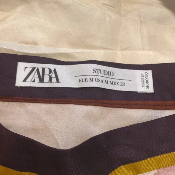 Zara 3-in-1 Limited Edition Printed Silk Hankerchief Dress - Picture 15 of 16